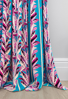 Miami, Pink - Made To Measure Curtains